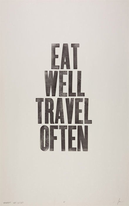 eat well travel often